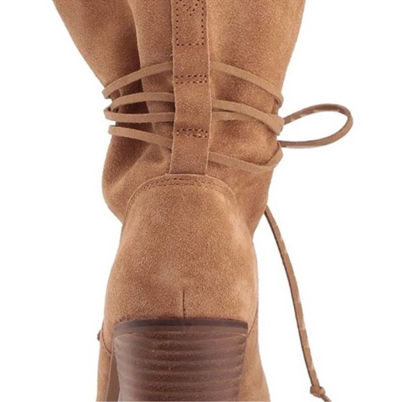 Toms Tan Lace Up Boots - Picture 3 of 10